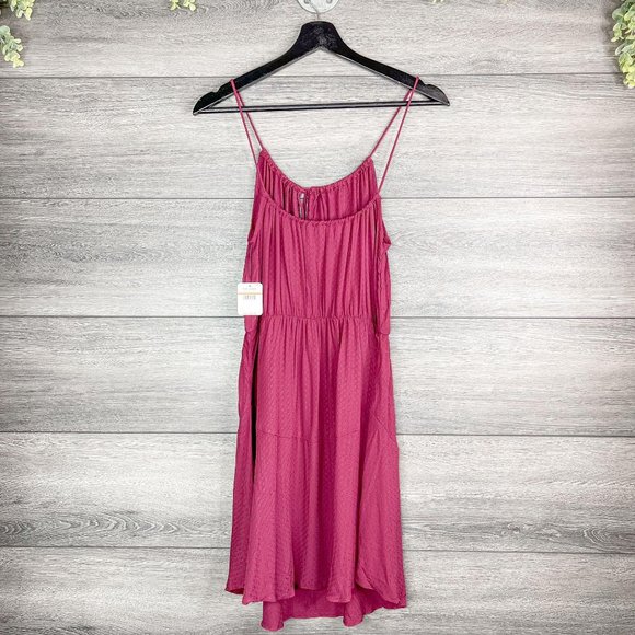 NWT Free People Pomegranate Shake It Up Mini Dress - Picture 2 of 5
